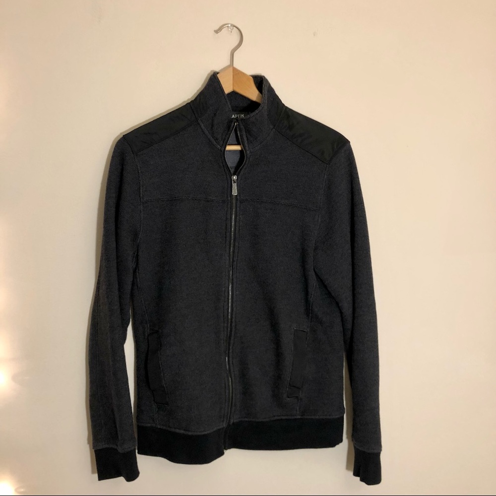 Apt. 9 zip up turtleneck lightweight jacket